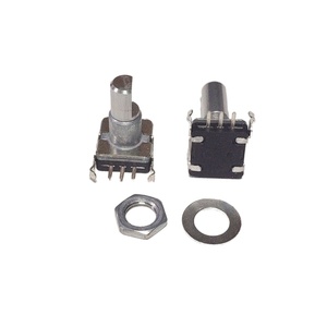 Encodeurs rotatifs étanches EC11 à 3 broches, à arbre plat, à arbre moleté, à insertion latérale, haute stabilité, vente en gros pour fabricants - Product Image 1
