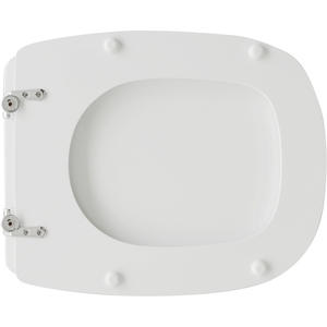 Asiento de Inodoro Dolomite Fleo Blanco con Diseño Moderno Alargado, Cierre Suave de Liberación Rápida, con Urea para Uso en Baños - Product Image 3