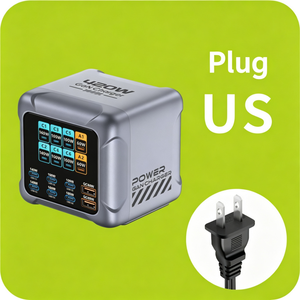 ที่ชาร์จ GaN 420W USB C 8 พอร์ต พร้อมจอแสดงผลพลังงานอัจฉริยะ - Product Image 3