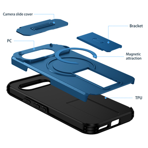 Coque de protection magnétique sans fil pour Google Pixel 9A 8A <span class=keywords><strong>8</strong></span> 9 10 Pro XL Armor Cover - Product Image 5