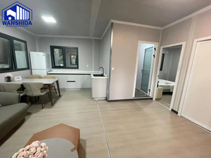 Maison conteneur préfabriquée moderne et durable en acier extensible de 20 pieds, respirante, à prix bas, <span class=keywords><strong>2</strong></span>, 3 ou 4 chambres, pour usage hôtelier - Product Image 4