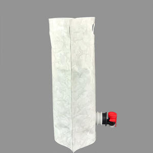 Custom Printing Food Grade Milk White Stand Up <b>Pouch</b> With Vitop Valve With Handle Portable For Water Packaging - Product Image 5