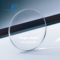 Verres de lunettes unifocaux Pioneer Optical 1.499/1.56/1.60/1.67/1.74 HMC, anti-lumière bleue, en résine HC SV, pour lunettes ophtalmiques