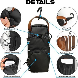 Nouvelle sacoche de sport d'extérieur pour bouteille d'eau, avec aimant puissant absorbant le fer, doublure en polyester, sac de sport magnétique pour la remise en forme - Product Image 5