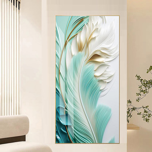 Hiện đại lớn đóng khung trừu tượng lông vải nghệ thuật sơn/tối giản lông tường nghệ thuật phòng khách pha lê sứ bức tranh - Product Image 4