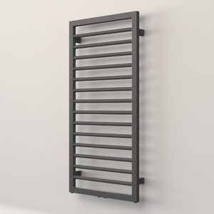 <span class=keywords><strong>Radiateur</strong></span> chauffe-serviettes Avonflow en promotion, design tube carré et barre ronde, connexion centrale, blanc, noir, chrome - Product Image 2