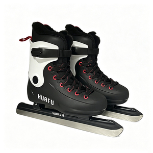 Patins à glace pour adultes, débutants, hommes et femmes, lame en acier, doublure chaude, bottes de patinage sur glace, chaussures de patinage sur glace, taille 37-46 - Product Image 1