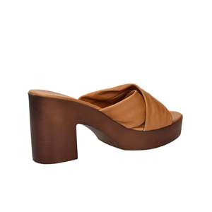 Ciabatta con Tacco in Pelle Morbida da Donna Cinzia IAF282974, Modello Platform - Product Image 4
