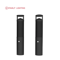 Lampe de jardin LED solaire 40W à alimentation CC avec coque métallique IP65, batterie LiFePO4 intégrée, installation facile, éclairage extérieur pour paysage, hôtel, pelouse