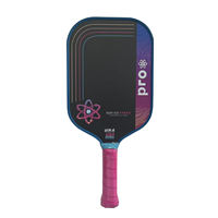 Raquette de pickleball Pro Series 3 Project Flamingo 16 mm sans bordure, tendance, toutes saisons, certifiée USAPA, nid d'abeille haute performance