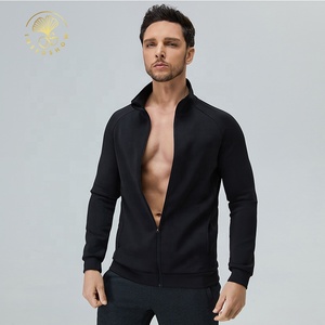 Chất Lượng Cao Mens Tập Thể Dục Quần Áo Tập Thể Dục Trống Đầy Đủ Zip Thể Thao Chạy <span class=keywords><strong>Softshell</strong></span> Tùy Chỉnh Polyester Ngoài Trời Theo Dõi Áo Khoác Cho Nam Giới - Product Image 5