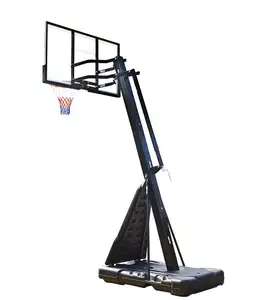 プロの調整可能な強化バスケットボールボードポータブル屋外バスケットボールフープシステム