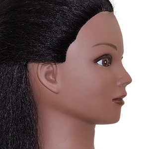 <span class=keywords><strong>Tête</strong></span> <span class=keywords><strong>de</strong></span> <span class=keywords><strong>poupée</strong></span> professionnelle pour l'entraînement en coiffure, cheveux afro humains, <span class=keywords><strong>tête</strong></span> <span class=keywords><strong>de</strong></span> mannequin afro avec cheveux naturels crépus raides - Product Image 4