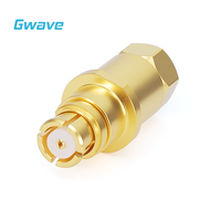 Connecteur coaxial RF femelle GPO (SMP) CuBe 50 Ohm plaqué or -40 à +125 DC-40GHz