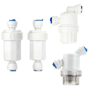 Nhỏ Inline nước lọc trước với lưới thép không gỉ cho vòi nước và RO hệ thống 1/<span class=keywords><strong>4</strong></span> "<span class=keywords><strong>3</strong></span>/8" đen trắng rõ ràng - Product Image 1