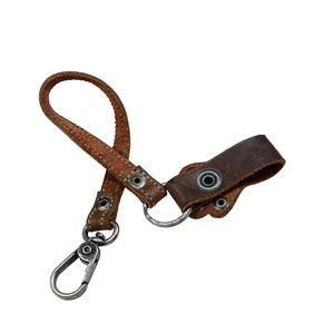 Cross-border PU <b>leather</b> <b>keychain</b>, car key cord pendant, key chain - Product Image 3