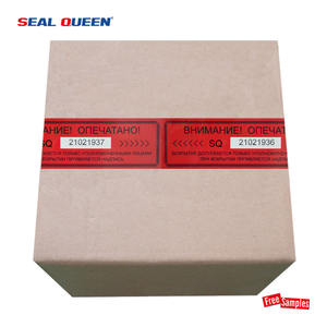 Sello Queen VOID ABIERTO Autoadhesivo Anti ladrón Troquelado Fácil rasgado Sello <span class=keywords><strong>de</strong></span> seguridad con logotipo Cinta a prueba <span class=keywords><strong>de</strong></span> manipulaciones para bloqueo <span class=keywords><strong>de</strong></span> embalaje - Product Image 2