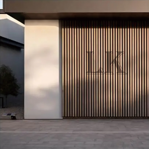 Kiểu dáng đẹp dòng gỗ nhựa composite lưới ngoài trời cho thông gió Kiến Trúc-UV bảo vệ sự riêng tư thân thiện với môi đảm bảo - Product Image 6