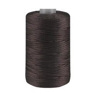 Fil PP creux léger 2 mm 125g 900D pour tricot manuel, crochet DIY, corde torsadée style teint pour coussin de chaise, sac, chapeau