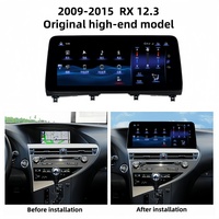 Autoradio système Linux 12,3/10,25 pouces pour Lexus RX270 350 2009-2015, navigation GPS, lecteur multimédia stéréo