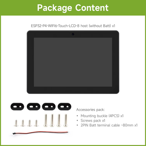 Waveshare ESP32-P4-WIFI6 Écran tactile tout-en-un HMI 7/8/10,1 pouces, carte de développement, tactile 10 points, double microphone/haut-parleur K662 - Product Image 6