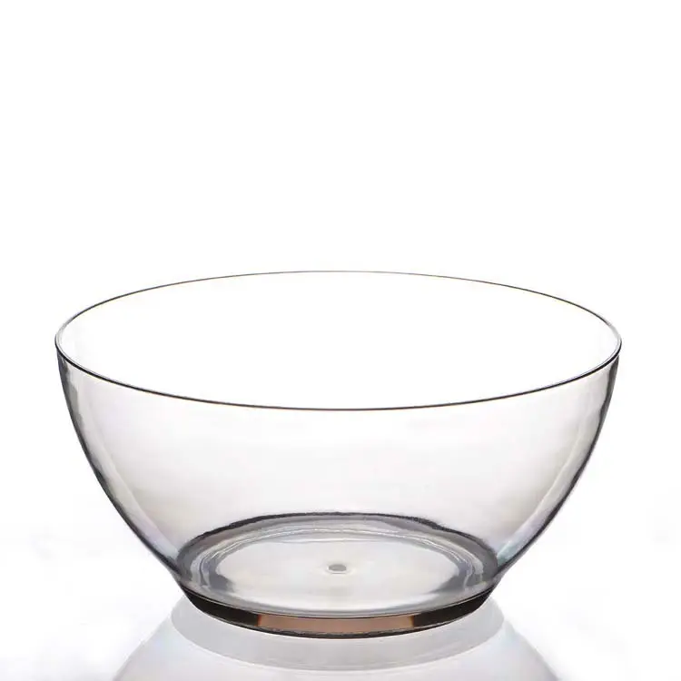 130oz Stackable Mixing Bowl 1000ml reusable AS Clear Plastic salad bowl