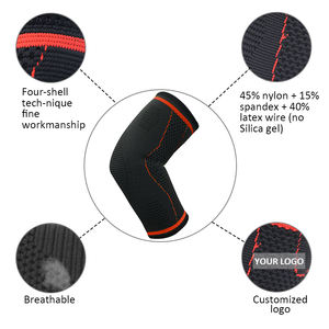 Penjepit siku nyaman dapat diatur untuk kebugaran lengan penyangga kompresi lembut untuk perawatan tenis Tendonitis & siku Golf - Product Image 5