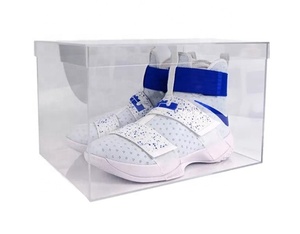 Lớn Trong Suốt Handmade Rõ Ràng Cao Cấp Acrylic Giày Hiển Thị Hộp Lưu Trữ - Product Image 4