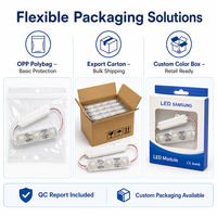 Module LED SMD 12V 1.5W IP65 étanche, couleur unique, certifié ROHS, éclairage vert, design coréen