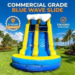 Toboggan aquatique gonflable commercial géant sur le thème des arbres avec piscine et souffleur, en PVC 0,55 mm, conforme EN14960, pour la location, garantie <span class=keywords><strong>3</strong></span> <span class=keywords><strong>ans</strong></span> - Product Image 1