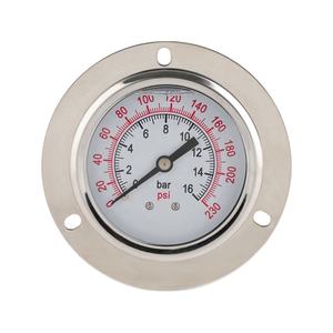 2.5 "63 מ" מ פאנל נירוסטה-מד לחץ על מד לחץ עם 1/4 חיבור אחורי מרכזי - Product Image 2