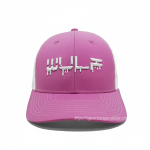 Chapeaux de camionneur 3D avec logo brodé personnalisé, couleur tendance, tissu OEM, casquettes de camionneur pour hommes, casquette de golf - Product Image 1