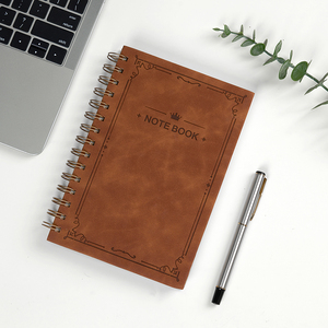 Biểu tượng tùy chỉnh PU máy tính xách tay cho A5 Kích thước PU Vòng chất kết dính máy tính xách tay Tạp Chí sữa cuộn dây <span class=keywords><strong>notepad</strong></span> - Product Image 2