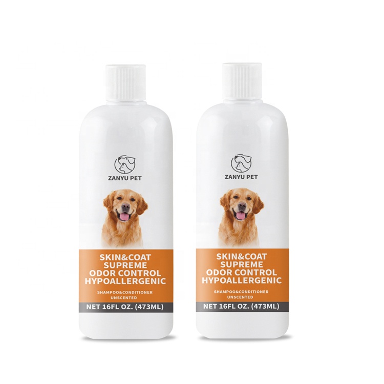 Private label 473ml(16oz) Pet Shampoo & Shower Bath Spa Shampoos & Conditioners for Dogs