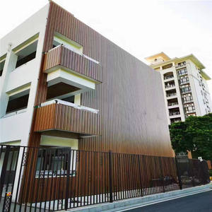 แผ่นอลูมิเนียมอัลลอยด์ลายคลื่นสำหรับติดผนังโปรไฟล์อลูมิเนียม<span class=keywords><strong>ลอน</strong></span><span class=keywords><strong>เล็ก</strong></span>ตกแต่งผนังม่านกลางแจ้งปรับสีได้ - Product Image 5