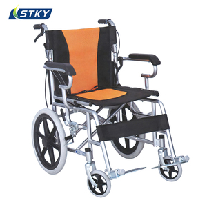Silla de ruedas para personas mayores con discapacidad Silla de ruedas de aluminio manual plegable barata para discapacitados Precio - Product Image 5