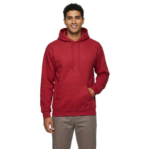 Sudaderas con Capucha de Forro Polar para Hombre, de Invierno, 100% Algodón, con Cierre, Color Sólido, Transpirables, de Secado Rápido, con Logotipo Personalizado de Primera Calidad - Product Image 1