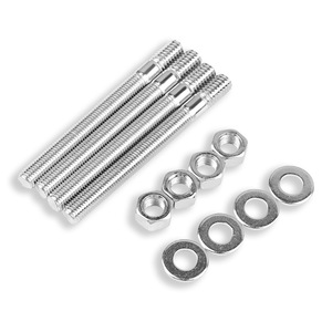 Tornillo de doble extremo de acero inoxidable 5/16-24x5/16-18 para piezas de repuesto del conjunto del motor Chevrolet Ford Mopar SBC BBC - Product Image 1