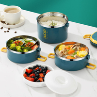 Design mignon Fiambrera Loncheras Bento Tiffin Lunchbox Boîte à lunch en acier inoxydable avec sac isotherme