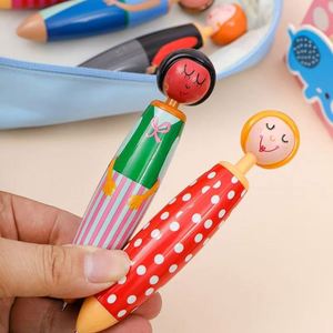 Stylo Bille Créatif en Gel Bleu Motif Dessin Animé – Papeterie Étudiante Unique et Originale – Indispensable pour la Rentrée Scolaire – Vente en Gros - Product Image 4