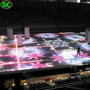 Écran LED 3D portable <span class=keywords><strong>super</strong></span> fin, étanche, pour scène intérieure/extérieure, affichage de piste de danse, interactif, P10 OEM - Product Image 2