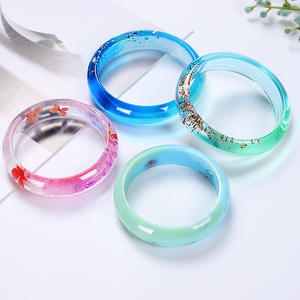 DIY סיליקון צמיד שרף עובש עגול אפוקסי תכשיטי טבעת ליהוק עובש סיליקון צמיד טבעת תבניות עבור מחזיקי מפתחות - Product Image 3