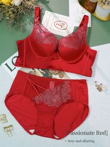 Nuevo Conjunto de Lencería de Encaje Popular para Mujer, Hermoso Conjunto de Ropa Interior y Bragas con Lazos - Product Image 5