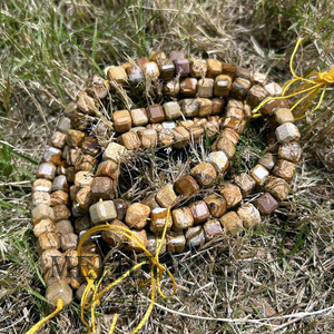 Meihan Natural 8mm Bild Jasper Facettierter Würfel Lose Perlen Edelsteinst ränge für Schmuck herstellung Diy Design - Product Image 4