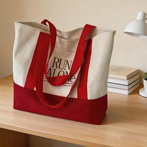 Bolsas de Lona de Algodón Impresas Personalizadas al por Mayor - Bolsas Reutilizables Grandes y Resistentes para Compras en Supermercados y Regalos para Ferias Comerciales - Product Image 4