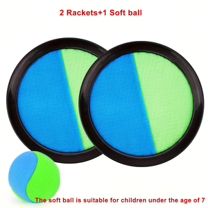<span class=keywords><strong>Set</strong></span> di Palline Appiccicose, Gioco di Lancio e Presa con Racchette, Divertente Giocattolo Sportivo per Famiglia, Feste, Spiaggia, Campeggio - Product Image 4