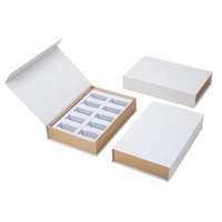 Boîte à parfum personnalisée de luxe rigide avec logo magnétique à chaud, boîtes cadeaux en papier avec EVA pour boîte à parfum, emballage d'huile essentielle