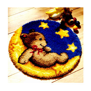 Nueva artesanía <span class=keywords><strong>de</strong></span> bricolaje, alfombra <span class=keywords><strong>de</strong></span> hilo Redondo, gancho <span class=keywords><strong>de</strong></span> pestillo <span class=keywords><strong>de</strong></span> girasol moderno, Kits <span class=keywords><strong>de</strong></span> fabricación <span class=keywords><strong>de</strong></span> alfombras para adultos - Product Image 2