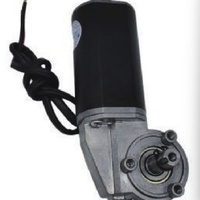 Moteur à engrenages à vis sans fin CC 12V 24V 45mm pour rotation stable, machine d'emballage, scellage, table, bureau, levage
