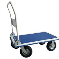 Chariot à plateforme pliable à quatre roues PH150, capacité de charge 100 kg, vente en gros d'usine, chariot à main, chariot à outils OEM